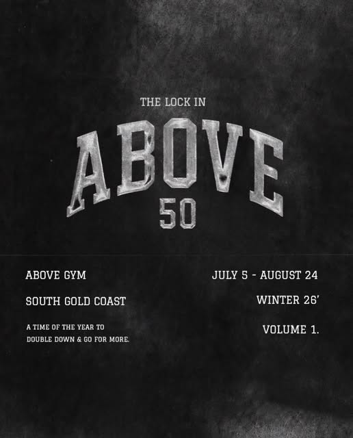 The Lock In, Above 50 member challenge poster graphic